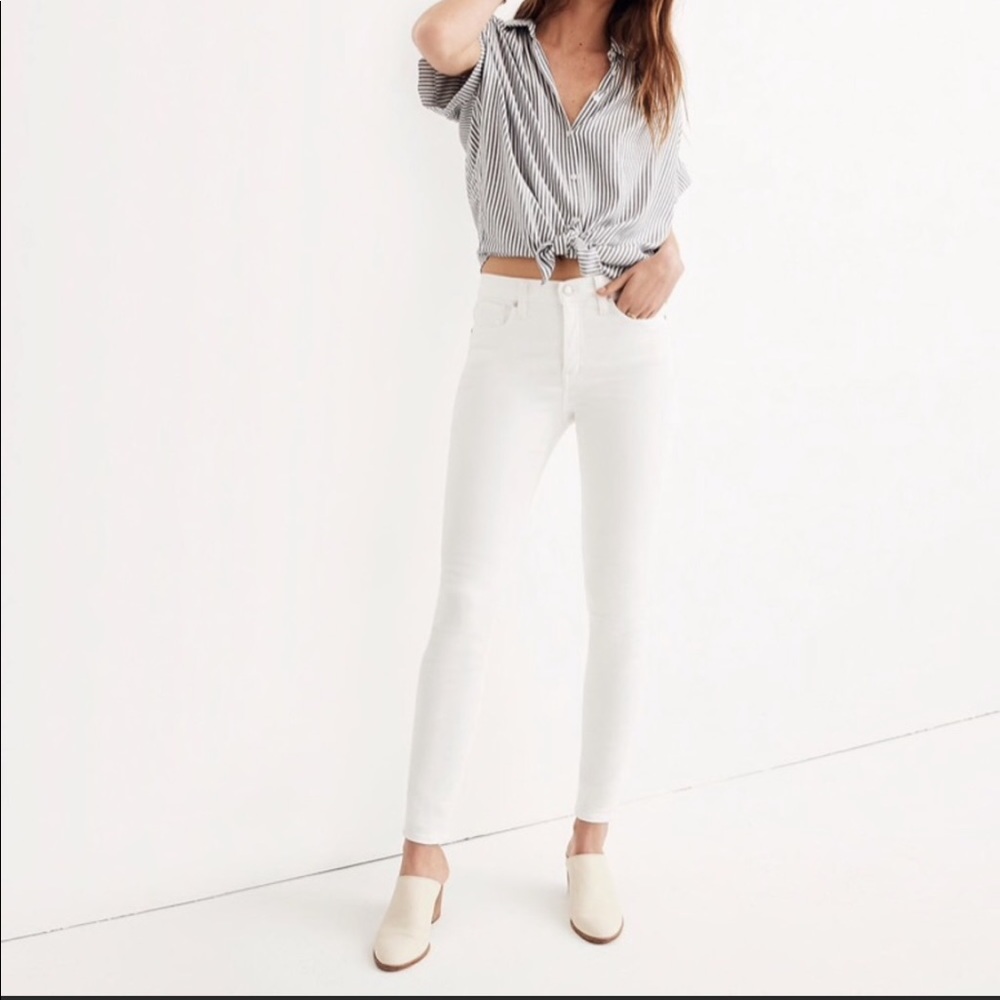 NWT Madewell 9” high rise skinny jeans